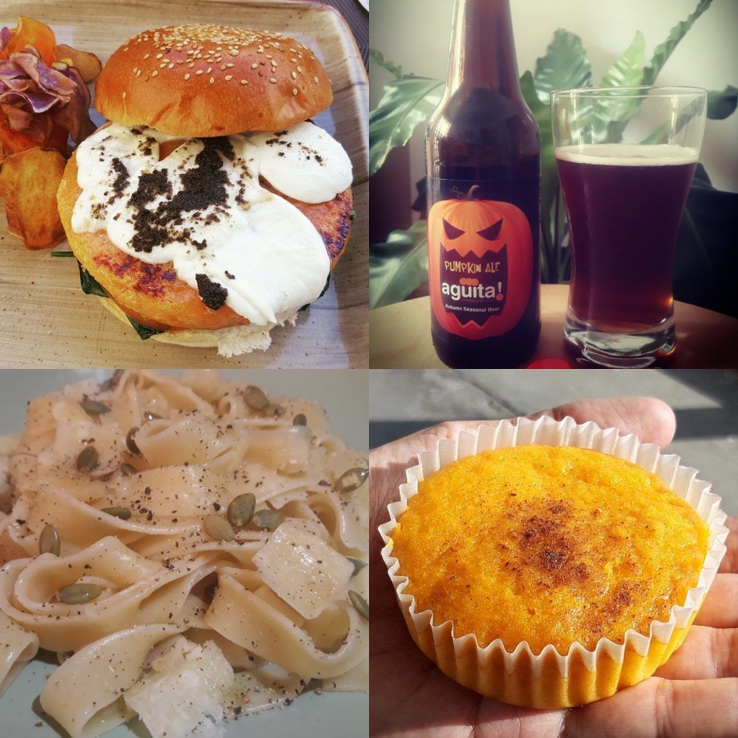 Calabazas en Tenerife. Comidas y bebidas.